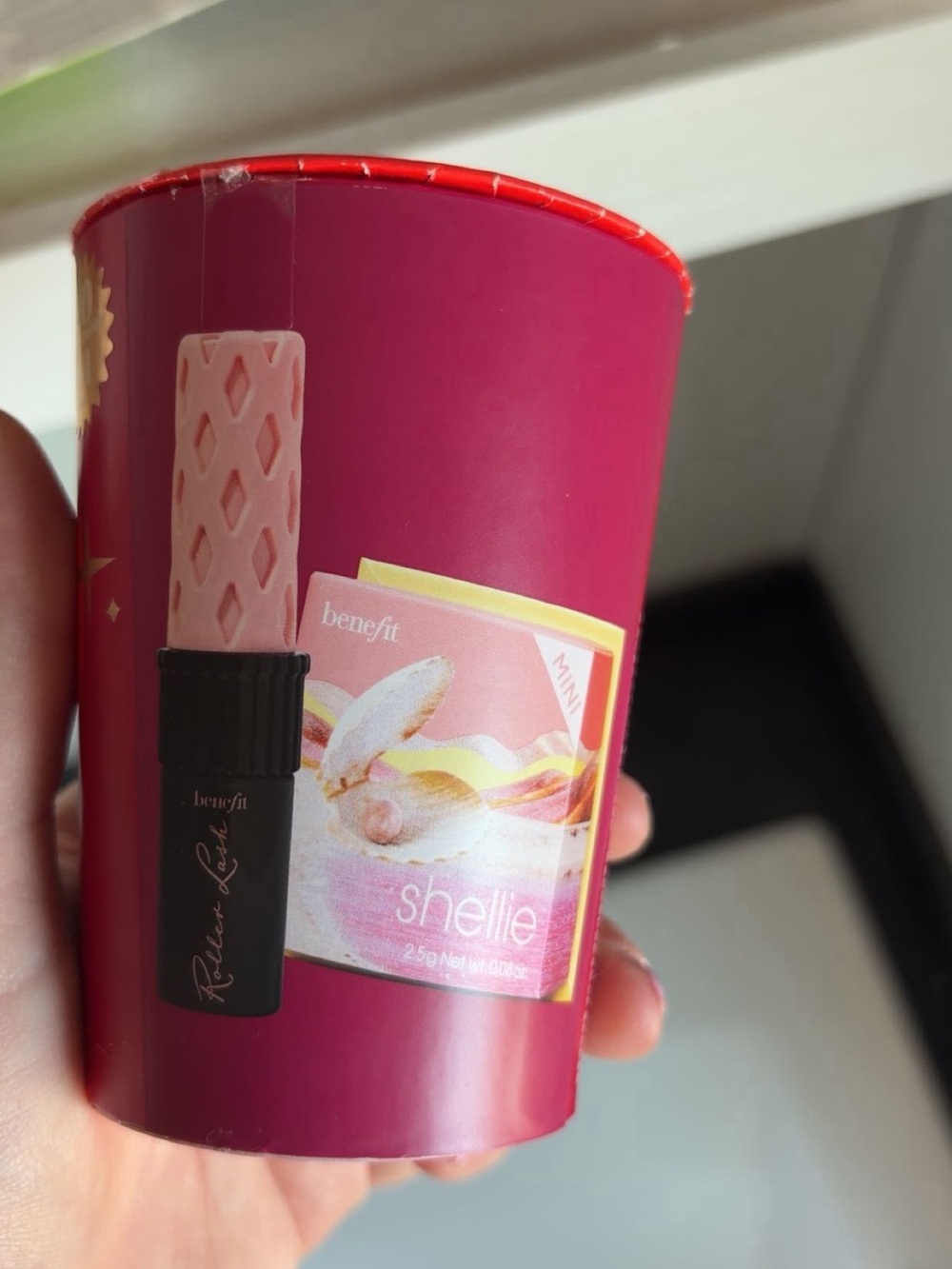 Benefit Mini Set - Mascara & Shellie Highlighter: brand new